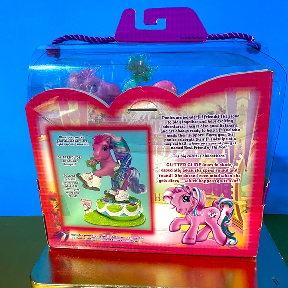 MY LITTLE PONY G3 2004 FRIENDSHIP BALL ICE DANCING w/GLITTER GLIDE ACTION NWT - Picture 13 of 16